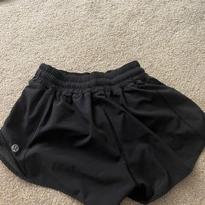 Black lululemon shorts